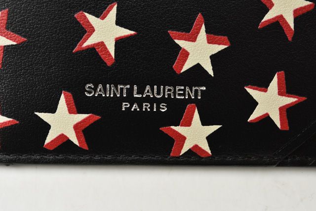 Unused Saint Laurent Coin Case Card Case Ship Pouch 458589