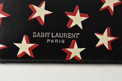 Unused Saint Laurent Coin Case Card Case Ship Pouch 458589