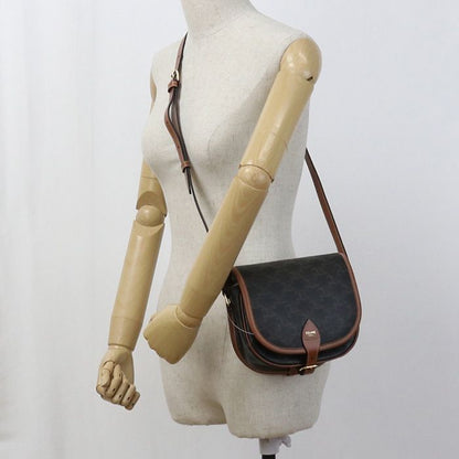 Celine Medium Folco Bag Triomphe Canvas 19150 2BZJ 04LU Crossbody Shoulder Bag