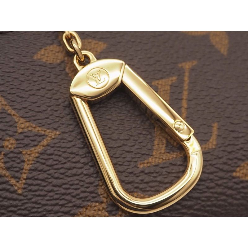 Louis Vuitton Pochette Cles Monogram Canvas Card Key Case Key Case Coin Case