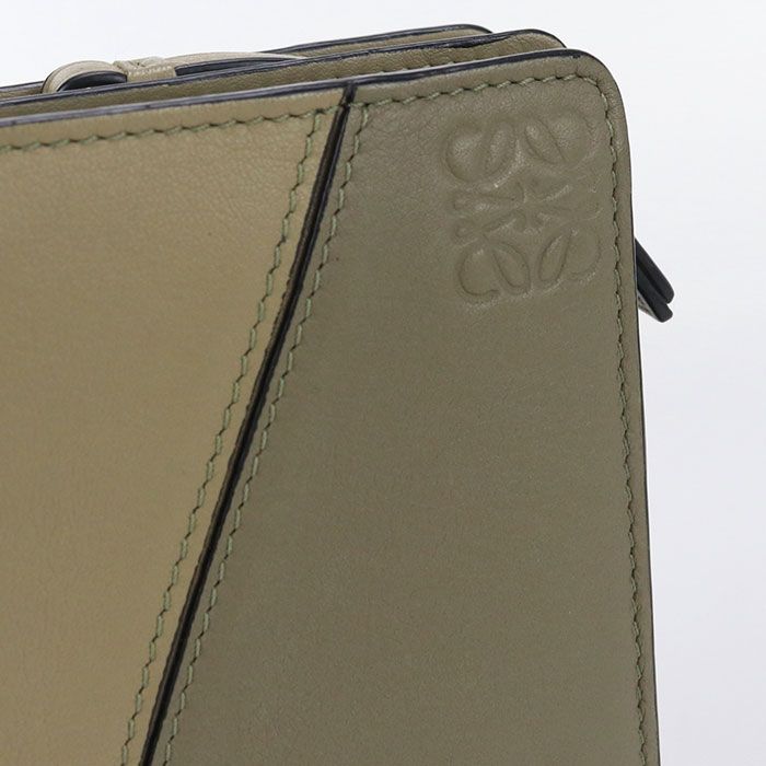 Loewe Compact Zip Wallet Puzzle C510z41x01 Bifold Wallet Leather Women