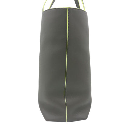 Bulgari X Fragment Collaboration Tote Bag Gray Neon Yellow Storage Bag