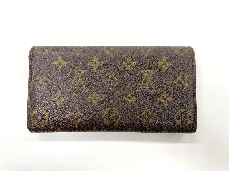 Louis Vuitton Monogram Portefeuille Sarah Long Wallet M61734 Brown Made In