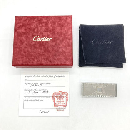 Cartier Pasha De Cartier Dial Motif Money Clip Silver 12208a Unisex