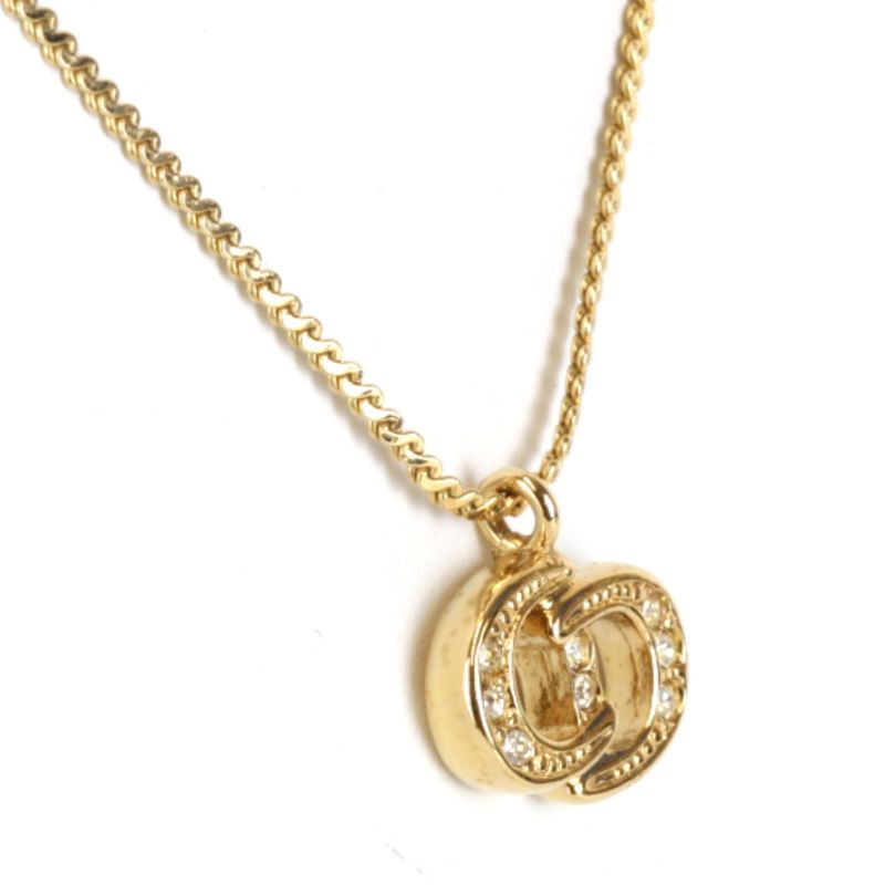 Christian Dior Logo CD Necklace