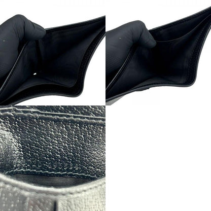 Gucci Billfold 428726 GG Marmont Leather Black Gold Hardware Card Case Bifold