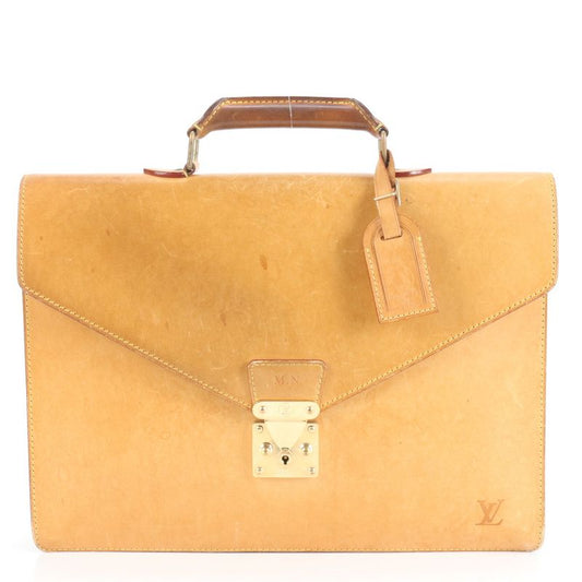 Rare Louis Vuitton Nomad Leather Business Bag Document Bag Briefcase Tote