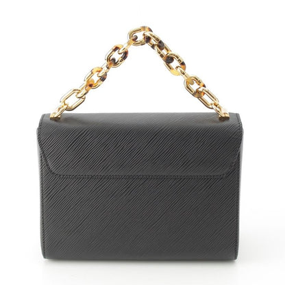 Louis Vuitton Twist MM Epi Chain LV Logo 2way Handbag M58715 Black