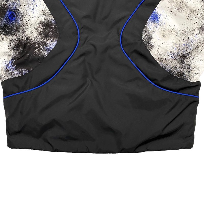 Louis Vuitton Blouson Puffy Jacket Hib30wrwk 46 Size Nylon Splash Monogram