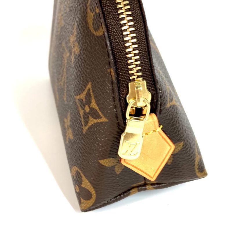 Louis Vuitton Cosmetic Pochette Cosmetic PM M47515 Monogram Canvas Brown