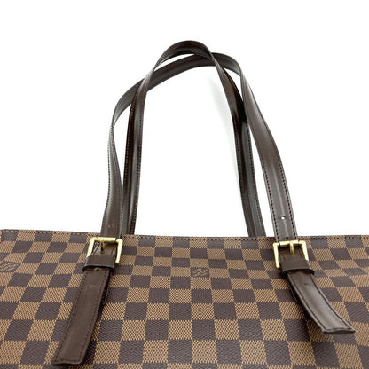 Louis Vuitton N51119 Chelsea Shoulder Bag Tote Bag Damier Canvas Ebène Women