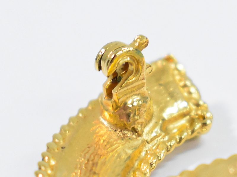 Authentic Chanel Coco Mark Brooch GP Gold Plated Coco Mark Accessories Jewelry