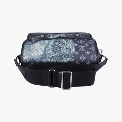 Louis Vuitton Messenger PM Navy And White Monogram Savannah M54248th2187