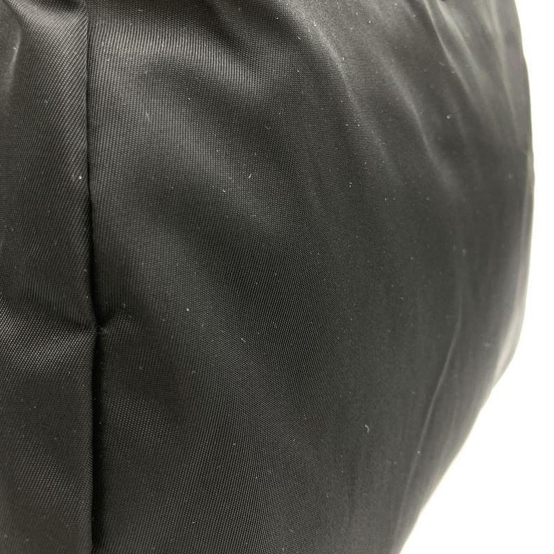 Prada Tote Handbag Black Nylon Women Men Triangle Logo