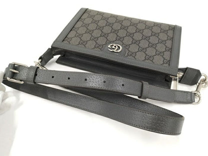 Gucci Shoulder Bag PVC Gray 795467