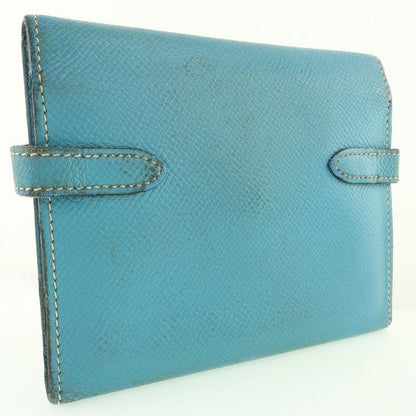 Hermes Kelly Wallet Vaux Epson □K Unisex Bifold Wallet