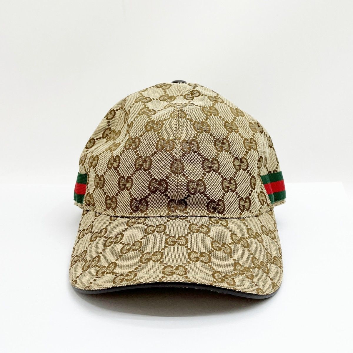 Gucci Hat Cap GG Pattern 200035 L Size 59cm (23.23in) Beige