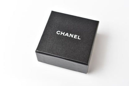 Chanel Earrings Chanel CC Motif Coco Mark Swing Pearl Silver White