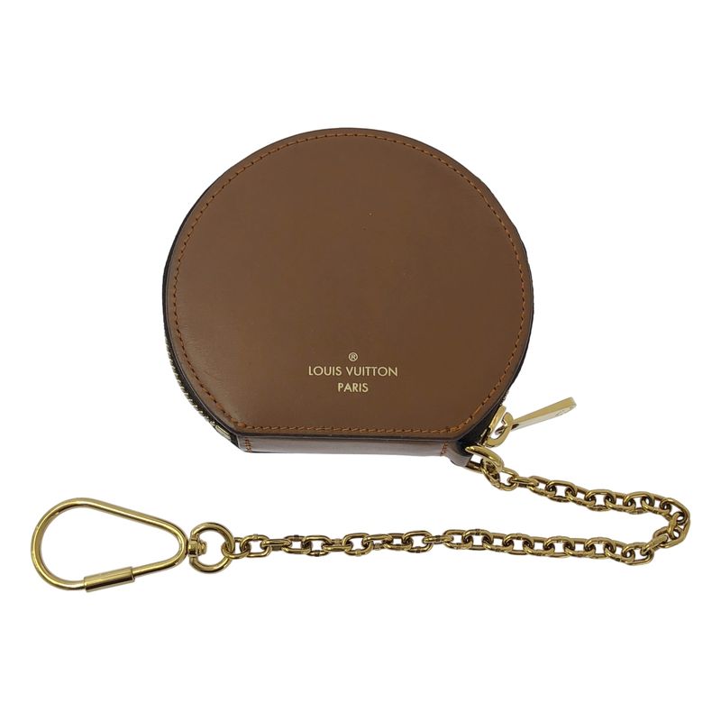 Louis Vuitton M63886 Micro Boîte Chapeau Leather Coin Case Pouch - Brown - Women
