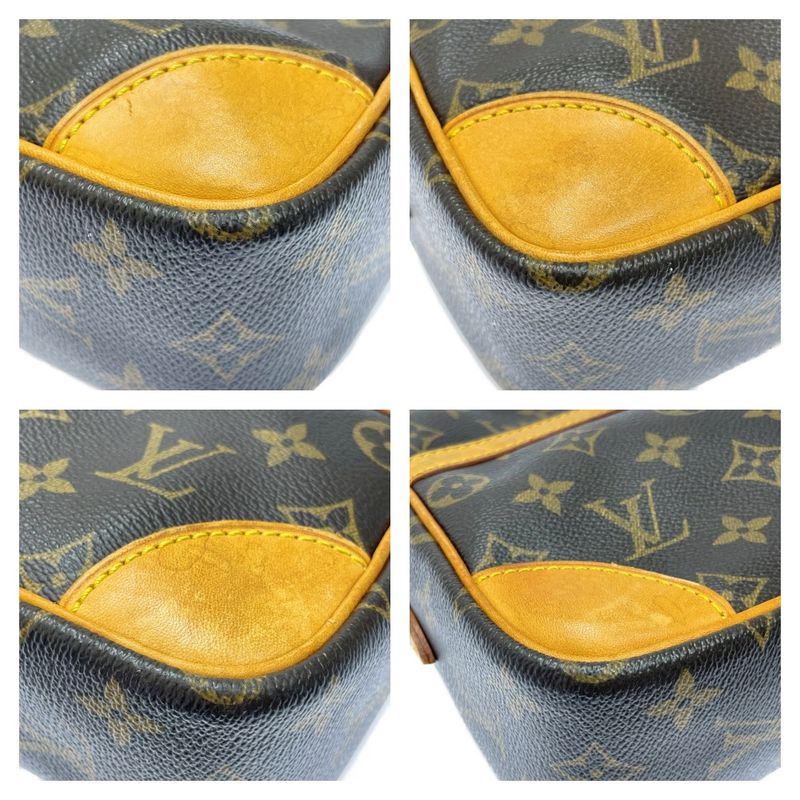 Louis Vuitton M51274 Monogram PVC Trocadero 27 Shoulder Bag Brown 370355