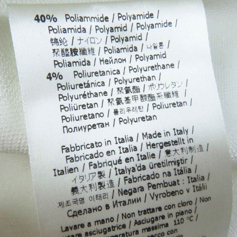 Fendi 2023 Fzq719 ANZE Logo Pattern Long Tight Skirt White Pink Gray 36 Made