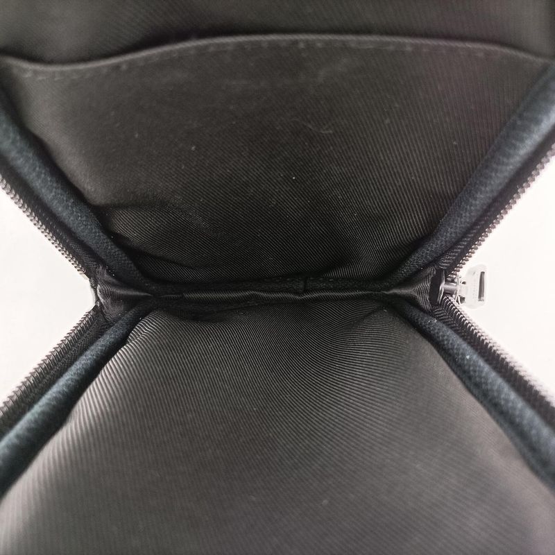 Louis Vuitton Nigo Collaboration Double Phone Pouch Ebène Damier Giant N40377 IC