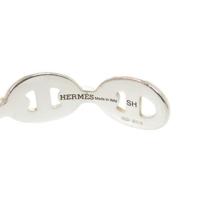 Hermes Chaine D'ancre Anchene SH Silver 925 Bangle Bracelet 1040 Hermes