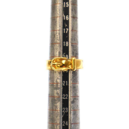 Hermes Bucle Serie Scarf Ring Gold