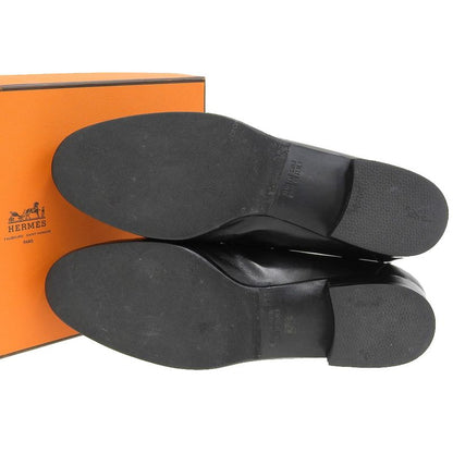 With Box Hermes Vintage Kelly Box Calf Leather Loafers Moccasins Dress Shoes