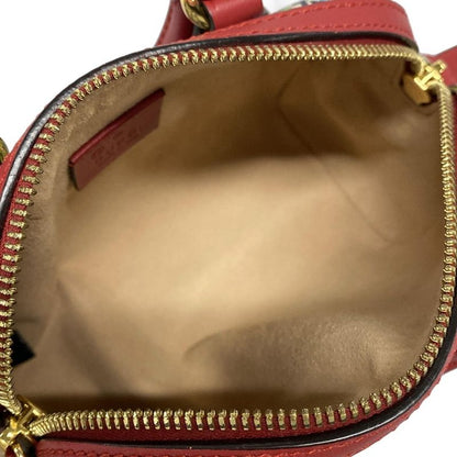 Gucci Handbag GG Blooms 546312 Navy×red×multi Leather