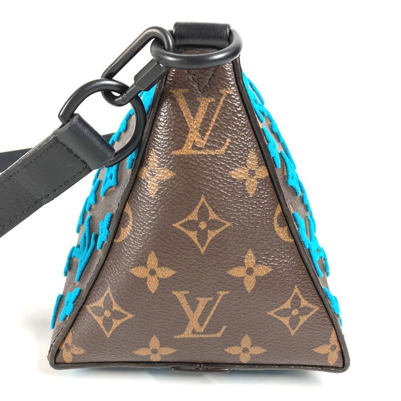 Louis Vuitton Shoulder Bag Triangle Messenger M45078 Monogram Canvas Brown