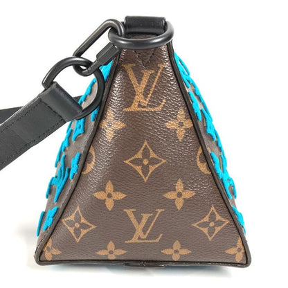 Louis Vuitton Shoulder Bag Triangle Messenger M45078 Monogram Canvas Brown