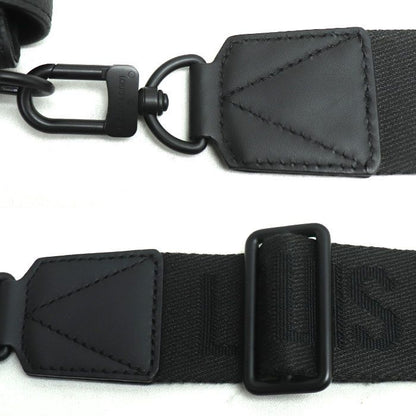 Louis Vuitton Takeoff Messenger Shoulder Bag Black M57080 IC Chip Men's Preowned