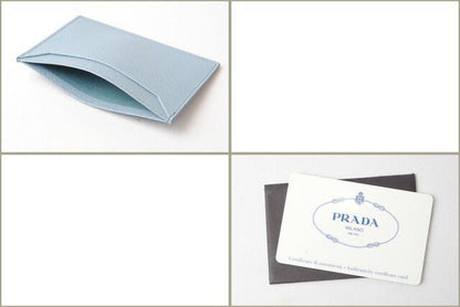 Prada Card Case Fold Wallet Prada 1mc004 Saffiano Greche Shape Pressed Leather
