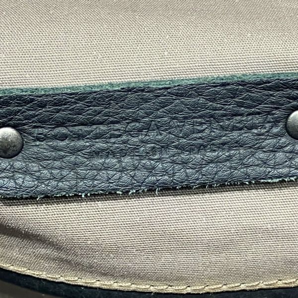 Bottega Veneta Intrecciato Black Leather Bag Business Bag Men's