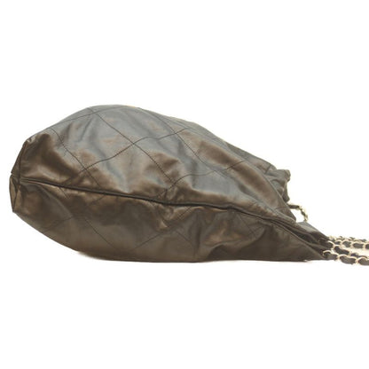 Chanel As3262 Black Shiny Calf Svhardware Chanel 22 Large Shoulder Bag Silver