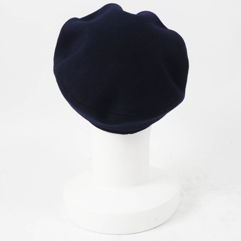 CHANEL 2019 19V With Coco Mark Tweed Use Cassock Dark Navy S Made In Germany