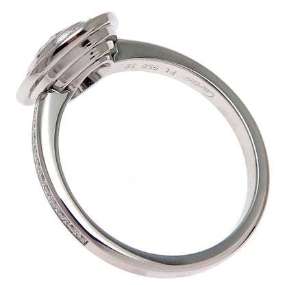 Cartier Diamond Halo Platinum Ring
