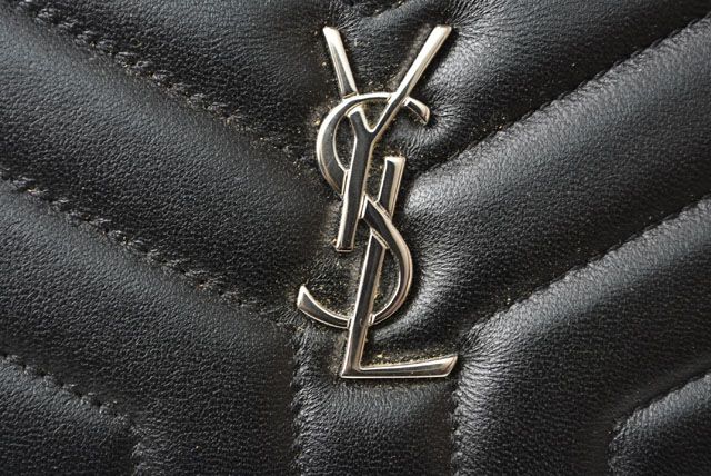 Unused Saint Laurent Paris Long Wallet Leather Black 504952