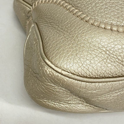 Gucci Shoulder Bag Bamboo New Jackie 246907 Leather Gold Chien Pan Gold