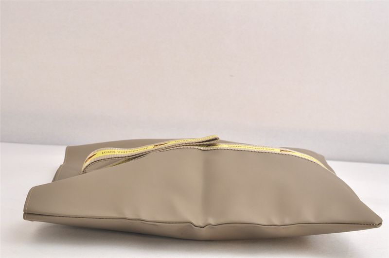 Louis Vuitton LV Cup 2003 Limited Edition Handbag Gray Yellow D60183 LV 2938n