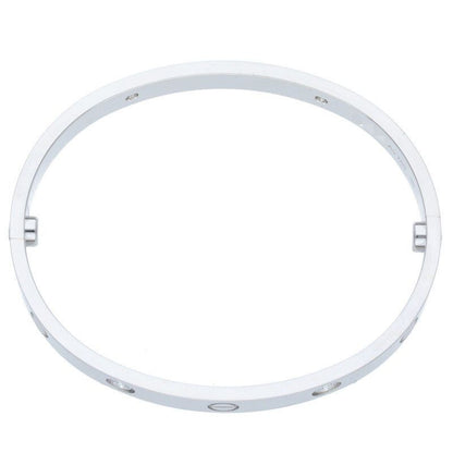 Cartier Bracelet 4P Diamonds 18kwg 4P Diamond Love Bracelet Men 17