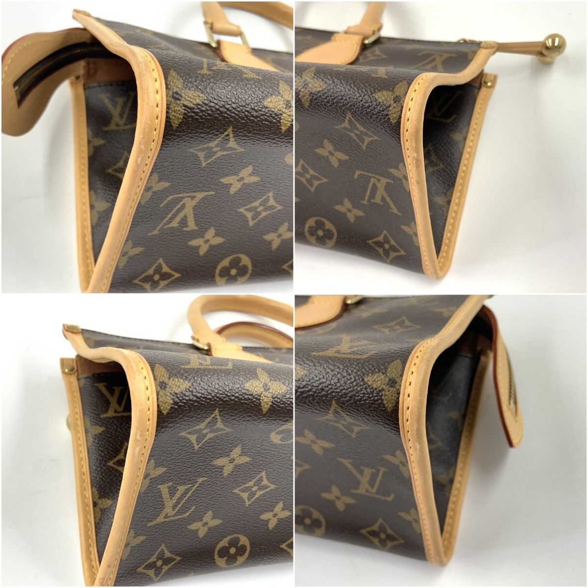 Louis Vuitton Monogram Popincourt Handbag M40009 Brown