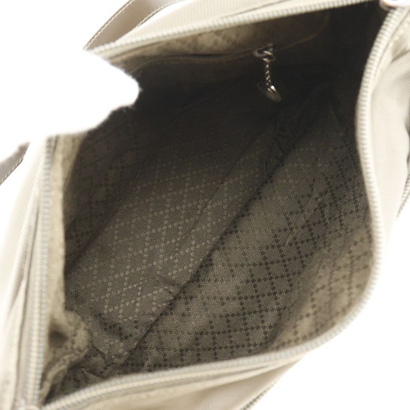 Gucci Bamboo One Shoulder 2WAY 000.2404.0509 Nylon Canvas Khaki Women Shoulder