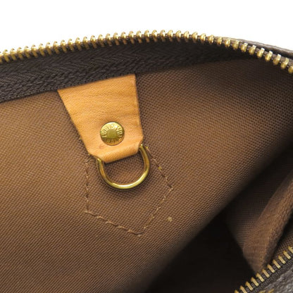Louis Vuitton Handbag Speedy 30 Monogram Canvas Monogram Gold Hardware Brown