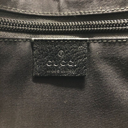 Gucci 122793 Shoulder Bag Black GG Canvas Women Men Fashion