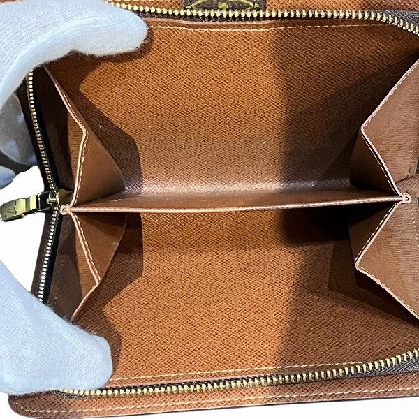 Louis Vuitton Monogram Porte Papier Zip M61207 Bifold Wallet Unisex