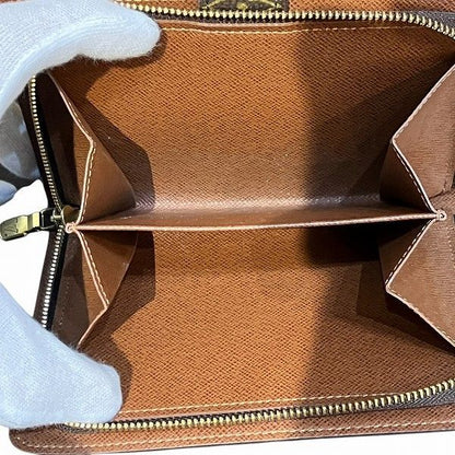 Louis Vuitton Monogram Porte Papier Zip M61207 Bifold Wallet Unisex