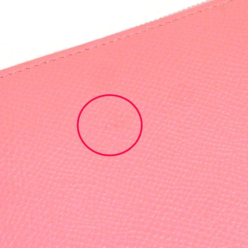 Hermes Azap Silkwin Long Wallet Long Wallet Pink And Orange Silver Hardware