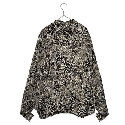 Yves Saint Laurent Open-Collar All-Over Print Blouse Open-Collar All-Over Print